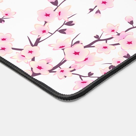 Cherry Blossom Pink Floral Bureaumat (Hoek)