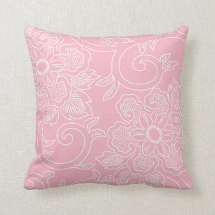 Cherry Blossom Pink Floral Pillow Kussen