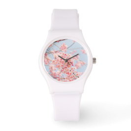 Cherry Blossom Pink Flowers Watch Horloge