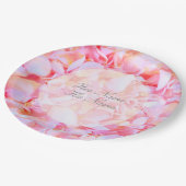 Cherry Blossom-Pink Flowers Wedding Papieren Bordje (Gekanteld)