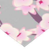 Cherry Blossom Pink Grey Asia Floral Tafelkleed (Gekanteld)