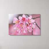 Cherry Blossom Pink Pastel Bouquet Poster Canvas Afdruk (Voorkant)