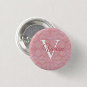 Cherry Blossom Pink Ronde Button 3,2 Cm (Voorkant /achterkant)