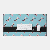 Cherry Blossom, Pink Sakura, Jouw naam Bureaumat (Keyboard & Muis)