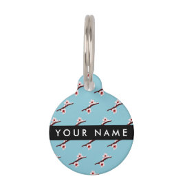 Cherry Blossom, Pink Sakura, Jouw naam Huisdierpenning