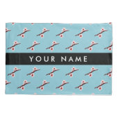 Cherry Blossom, Pink Sakura, Jouw naam Kussensloop (Achterkant)