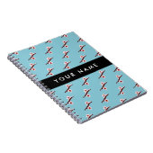 Cherry Blossom, Pink Sakura, Jouw naam Notitieboek (Rechterzijde)