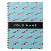 Cherry Blossom, Pink Sakura, Jouw naam Notitieboek (Voorkant)