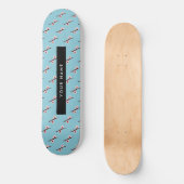 Cherry Blossom, Pink Sakura, Jouw naam Persoonlijk Skateboard (Voorkant)