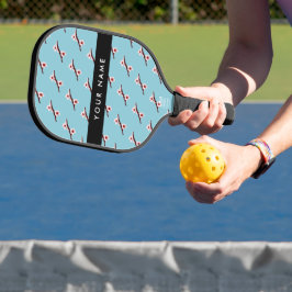 Cherry Blossom, Pink Sakura, Jouw naam Pickleball Paddle