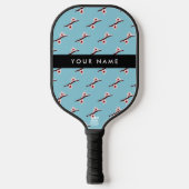 Cherry Blossom, Pink Sakura, Jouw naam Pickleball Paddle (Voorkant)
