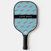 Cherry Blossom, Pink Sakura, Jouw naam Pickleball Paddle (Achterkant)