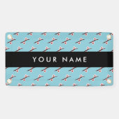 Cherry Blossom, Pink Sakura, Jouw naam Spandoek (Horizontaal)