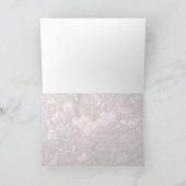Cherry Blossom Pink Wenskaart Kaart (Binnen)