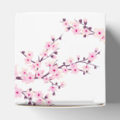 Cherry Blossom Pink White Aangedag Bedankdoosjes (Bovenkant)