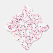 Cherry Blossom Pink White Floral Bedankdoosjes (Uitgevouwen)