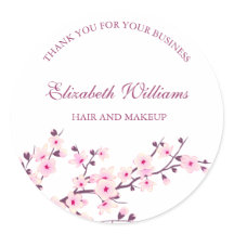 Cherry Blossom Pink White Hartelijk dank