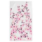  Cherry Blossom Pink White Klein Cadeauzakje (Achterkant)