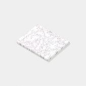Cherry Blossom Pink White Pattern Post-it® Notes (Schuin)