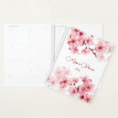 Cherry Blossom Pink White Planner (Display)