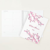 Cherry Blossom Pink White Planner (Display)