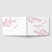 Cherry Blossom Pink White Wedding Gastenboek (Volledig)