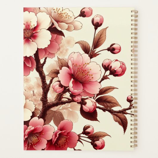 Cherry Blossom Planner (Achterkant)