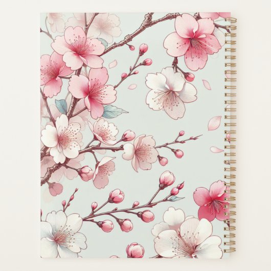 Cherry Blossom Planner (Achterkant)