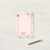 Cherry Blossom Post-it® Notes (Op bureau)