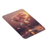 Cherry Blossom Postcard - Elegant Hand-Drawn Sakur Magneet (Rechterzijde)