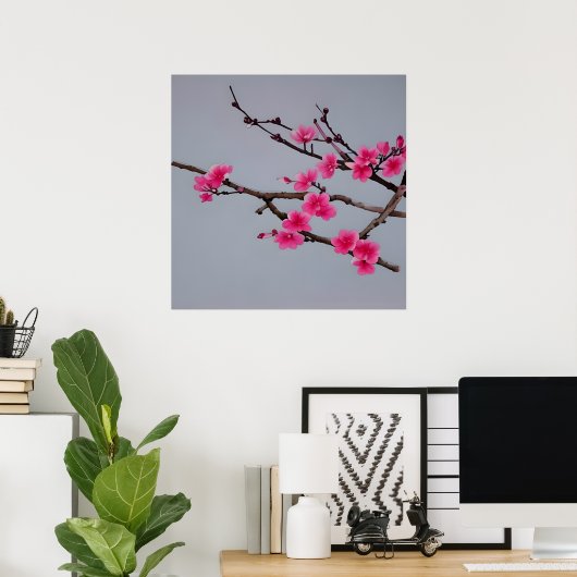 Cherry Blossom Poster (Thuiskantoor)
