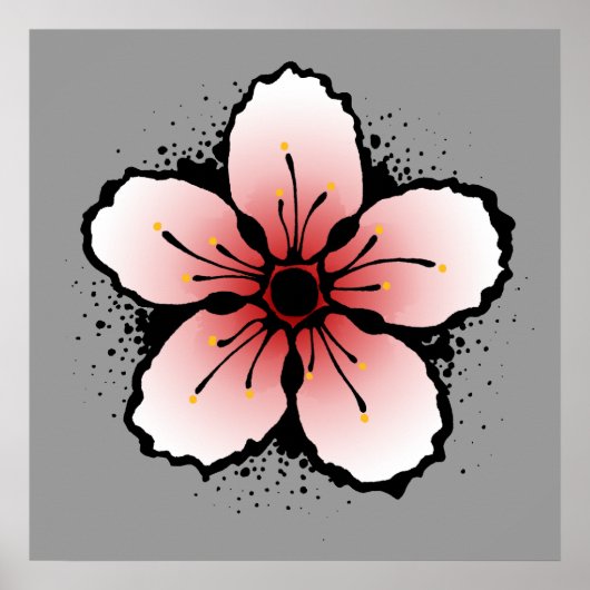 Cherry Blossom Poster (Voorkant)