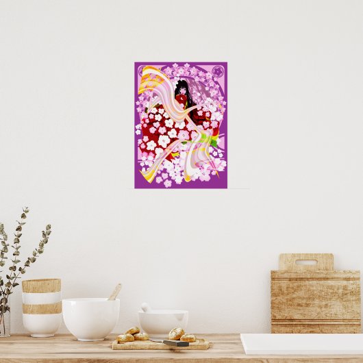 Cherry_Blossom Poster (Keuken)