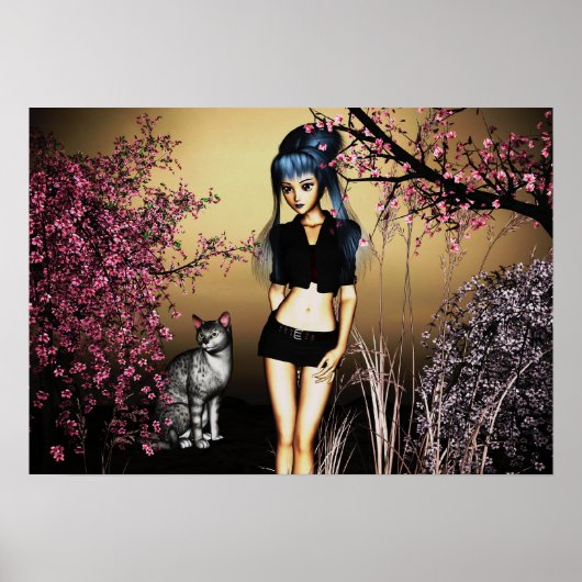 Cherry Blossom Poster (Voorkant)