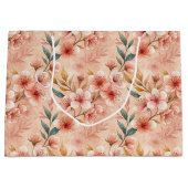 Cherry Blossom Print Grote Gift Bag Groot Cadeauzakje (Voorkant)