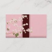 Cherry Blossom Profile Card Visitekaartje (Achterkant)