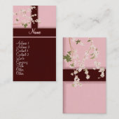 Cherry Blossom Profile Card Visitekaartje (Voorkant / Achterkant)