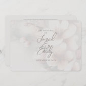 Cherry Blossom QR Code Huwelijksuitnodiging Kaart (Voorkant / Achterkant)