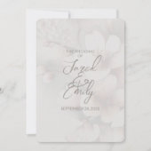 Cherry Blossom QR Code Huwelijksuitnodiging Kaart (Voorkant)