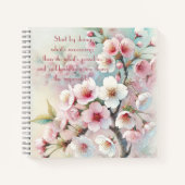 Cherry Blossom & Quote Notitieboek (Voorkant)