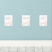 Cherry Blossom Ramadan Wall Art – Dua Set  (Houten vloer)
