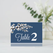 Cherry Blossom Receptie Tafelnummer Plaatskaarten (Staand voorkant)
