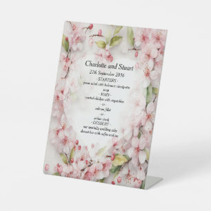 Cherry Blossom Reclamebord Met Voetstuk