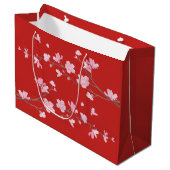Cherry Blossom - Red Groot Cadeauzakje (Voorkant Gekanteld)