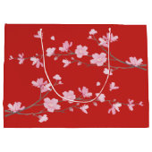 Cherry Blossom - Red Groot Cadeauzakje (Achterkant)