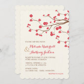 Cherry Blossom Red Kaart (Voorkant / Achterkant)