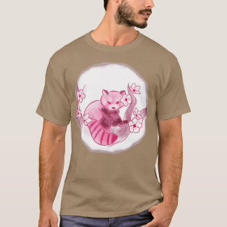 Cherry Blossom Red Panda T-shirt