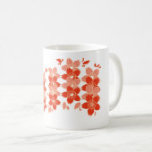 Cherry Blossom Red Pink Koffiemok (Voorkant rechts)
