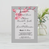 Cherry Blossom repetitie diner Kaart (Staand voorkant)