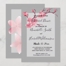 Cherry Blossom repetitie diner Kaart